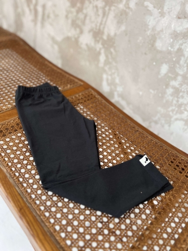 Legginsy bawełniane  antracyt